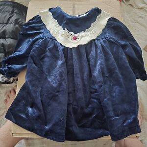 Velvet Feel 18months Dress, Good Condition